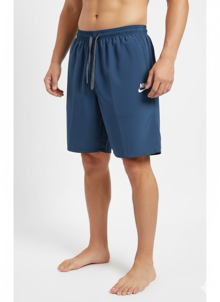 Men’s Sportswear Polyester Shorts – Navy Blue
